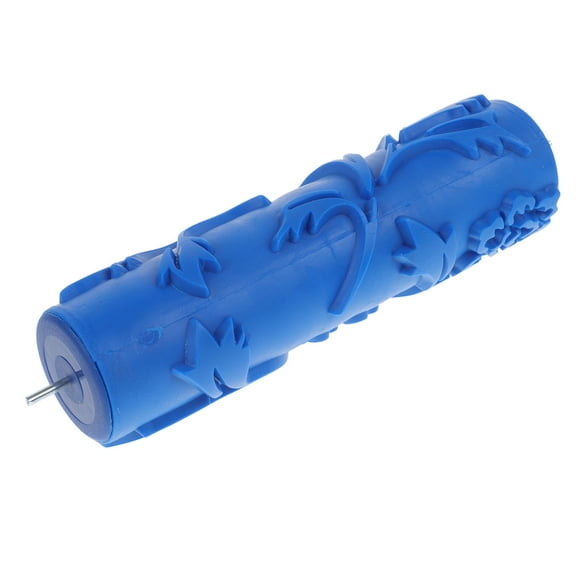 WRITWAA Patterned Paint Roller with Plastic Handle for Wall Decoration and Textured Painting Projects
