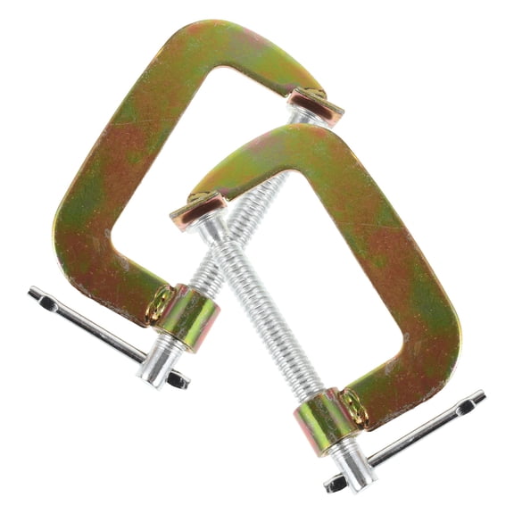 WRITWAA Steel G Clamp for Carpentry 2Pcs 3 Inches