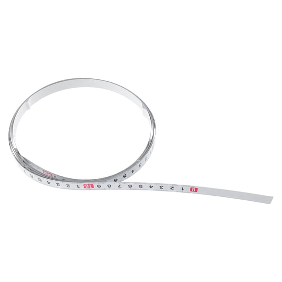 WRITWAA White Adhesive Measuring Tape Stick-On for Accurate Measurements in Home, Workshop, , and Craft Projects