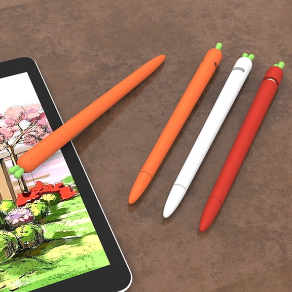 WRITWAA Red Silicone Stylus Pen Cover, Flexible Protector for Travel and Daily Use, 1 Set and Lightweight