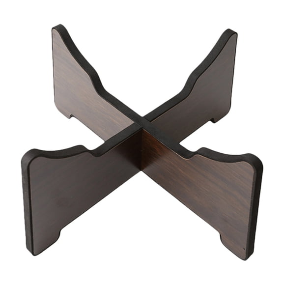 WRITWAA Wood Tongue Drum Stand Stable Display Rack for Musical Instrument Use