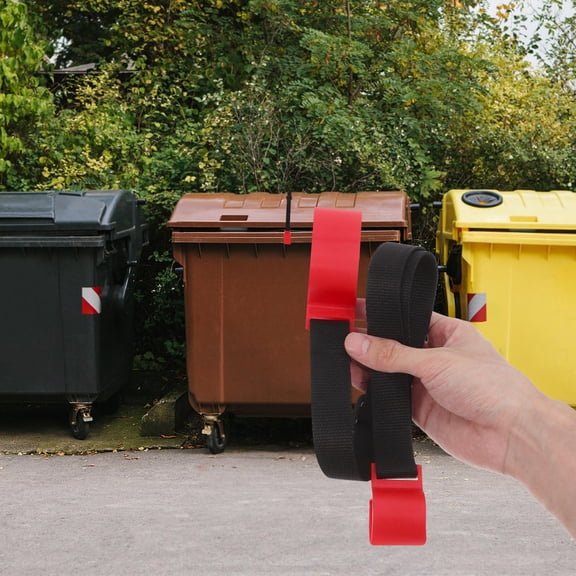 WRITWAA Trash Can Lid Lock - Assorted, Elastic Rope, Animal-Proof, Easy Install