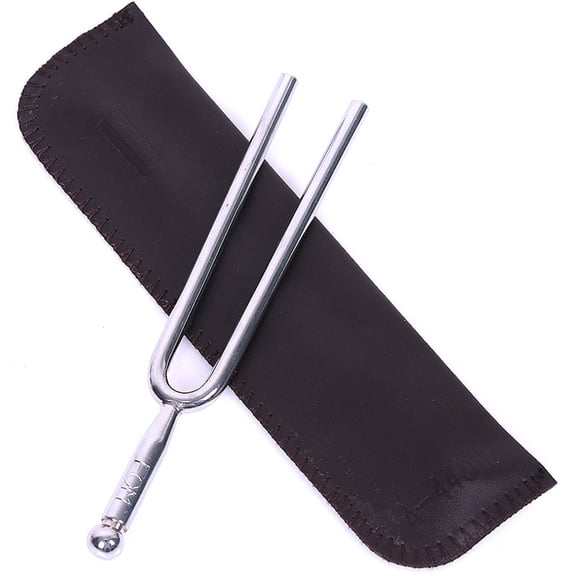 WRITWAA Silver Steel Tuning Fork for Guitar Clear Tone Accurate Practical Tone Tuner