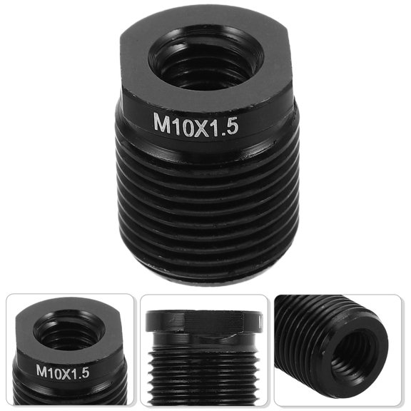 WRITWAA Universal Aluminum M10x1.5 Gear Shifter Adapter Black Car Interior Connector