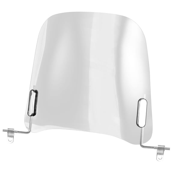 WRITWAA Universal Transparent Motorcycle Windshield for Electric Bikes with 5 Mm Thick Durable Plastic