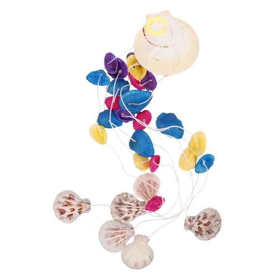 WRITWAA Elegant Decorative Sea Shell Wind Chime for Indoor and Outdoor Use, Perfect Garden and Patio Decor