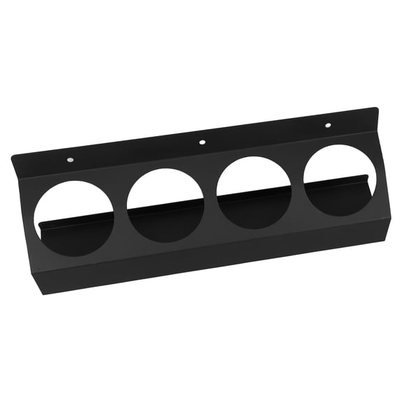 WRITWAA Wall Mounted Spray Can Holder Organizer Black Metal Storage Rack for Spray Paint