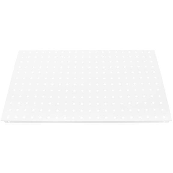 WRITWAA White Pegboard Organizer Panel for Wall Mount Tool Storage and Garage Use