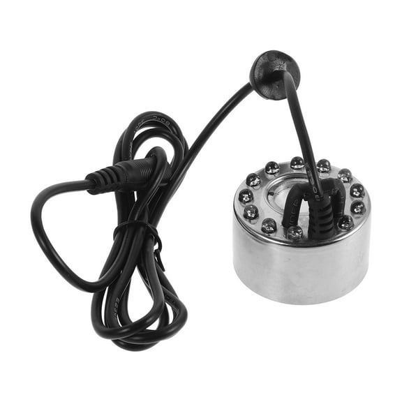 WRITWAA Water Fog Machine Mist Maker Silver Plastic Alloy For Indoor Water Features 1Pcs