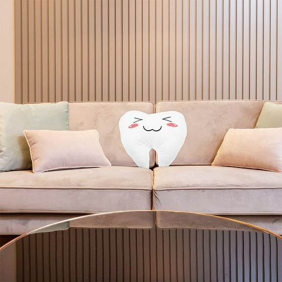 WRITWAA Watermelon Plush Tooth Fairy Pillow Soft Cloth and PP Cotton for Home Use 15.0 x 12.0 x 8.0