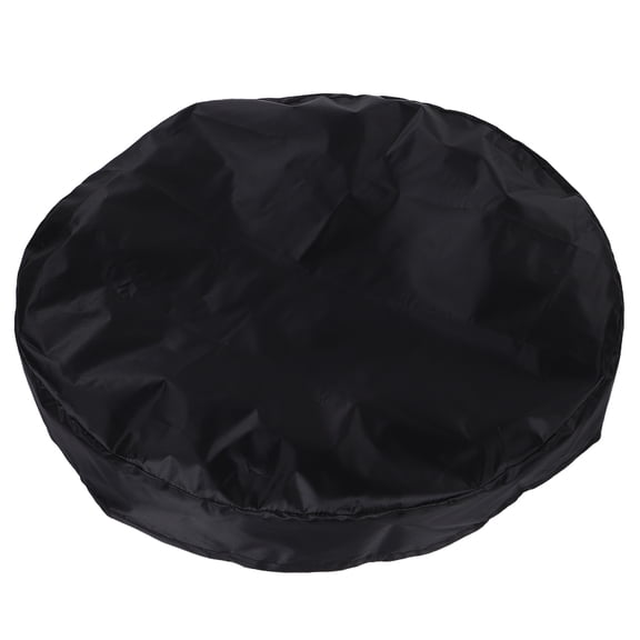 WRITWAA Waterproof Patio Furniture Cover Round Black 210D Fabric Weatherproof Deck Protector