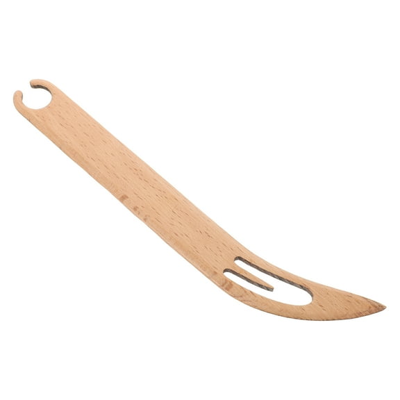 WRITWAA Wooden Weaving Shuttle in Rich Chocolate Tone - Knitting Tool for Easy and Practical Handcraft Projects