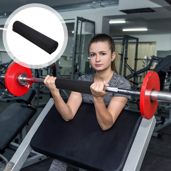 WRITWAA Black Weight Rest Pad for Squat Barbell Exercises, 1 Piece Protective Cushion