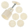 thumbnail image 1 of WRITWAA White ABS Mold Set for Home Baking with 4 Easy-Release Stamps and Unique Design Patterns, 1 of 8