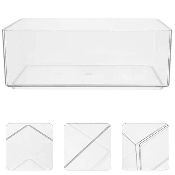 WRITWAA Smooth White Acrylic Hamster Sand Bath - Lightweight, Wear-Resistant, Reusable