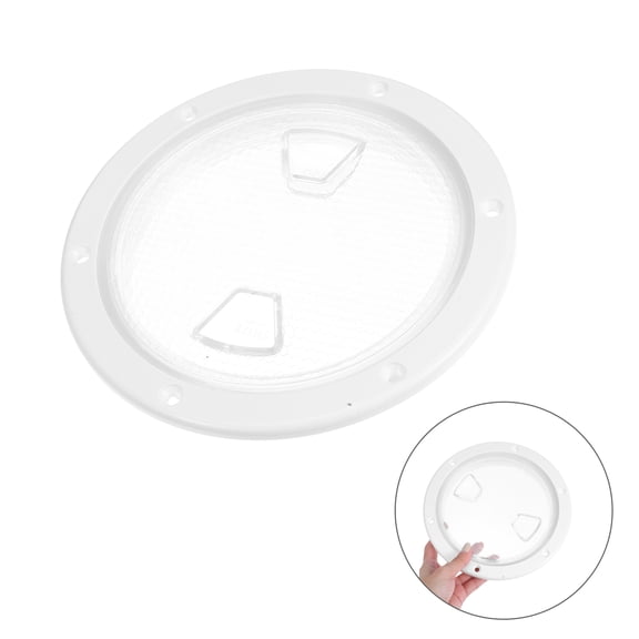 WRITWAA Universal Round Deck Plate Hatch Cover for Boats Lightweight and Weather Resistant