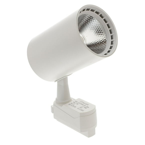 WRITWAA White LED Track Light COB Ceiling Spotlight for Retail Lighting Use Adjustable Aluminum Design 20W