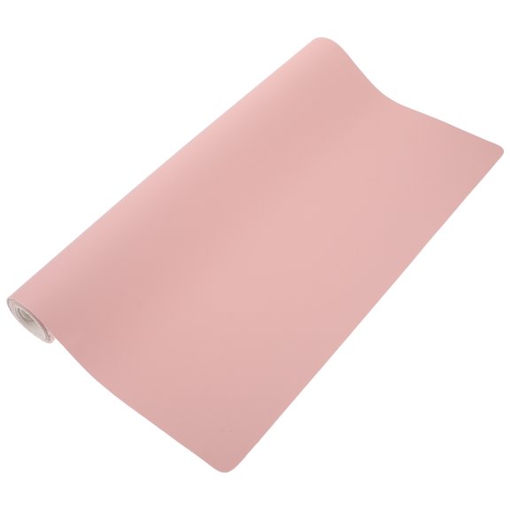 WRITWAA White Multipurpose Desk Mat for Makeup Vanity and Computer Desk with Heat Resistance