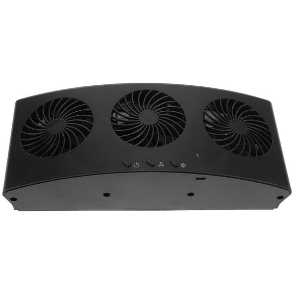 WRITWAA Car Air Cooling Fan Ventilation Black ABS 1Pack