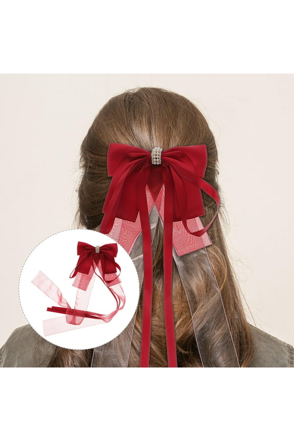 Women's Hair Bow Accessory, Cloth Hair Bows for Prom and Special Occasions, 1 Piece