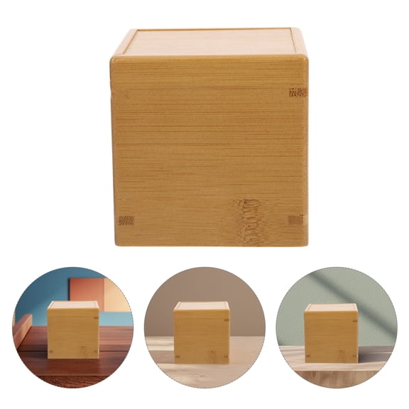 WRITWAA Bamboo Tea Box Multifunctional Wooden Organizer Multi Use