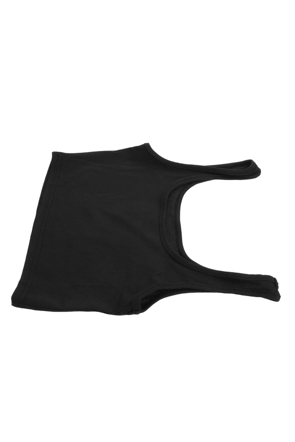 Womens Sports Vest Workout Vest Women Black Polyester Comfortable Fit Sporty 1Pcs Running