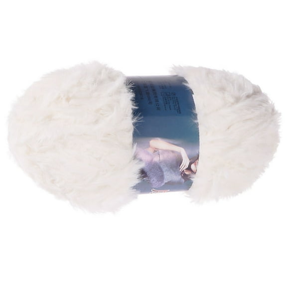 WRITWAA Soft White Home Yarn for DIY Fashion Knitted Scarves Shawls and Woven Gloves