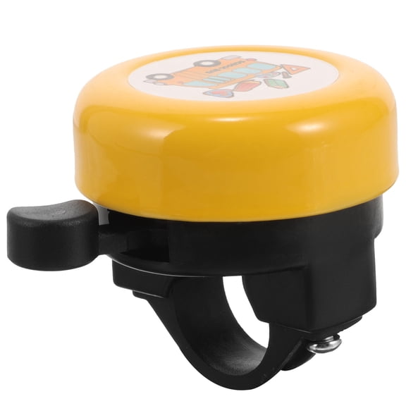 WRITWAA Yellow Cycling Bell Bike Accessory with Loud Ring for Bike Scooter Tricycle Use