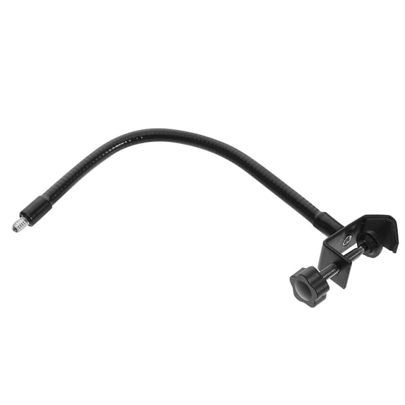 WRITWAA Gooseneck Microphone Holder with Adjustable Clamp for Podcasting and Desktop Recording Black