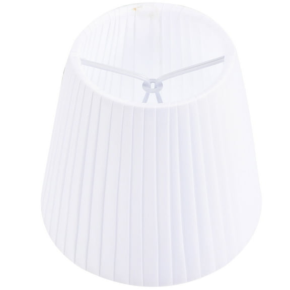 WRITWAA small clip on lamp shade White fabric metal lampshade for table lamp 1Pcs