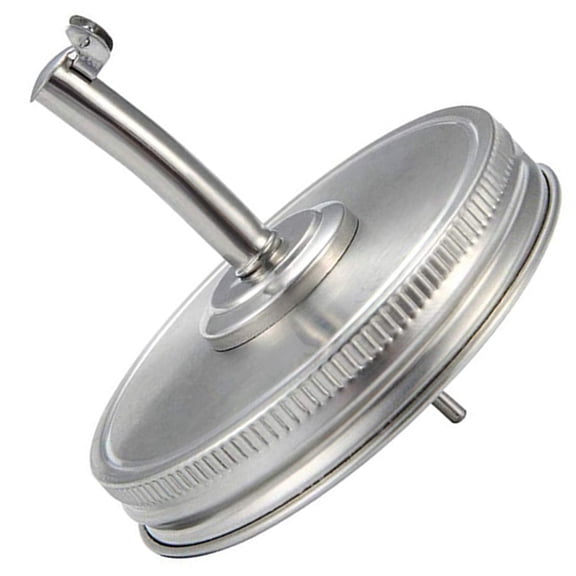WRITWAA Stainless Steel Olive Oil Bottle Pourer Dispenser - 1 Piece Kitchen Spout for Easy Pouring and Controlled
