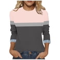 thumbnail image 1 of WRKEKC 3/4 Sleeve Tops for Women Plus Size V Neck Print Casual Loose Fit T Shirt for Daily Wear and Style, 1 of 6
