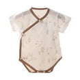 thumbnail image 1 of WRKEKC Baby Girl Romper, Baby Boy Jumpsuit, Baby Newborn Boys Girls Short Sleeve Bag Summer Thin Jumpsuit Summer Clothes Fart Clothes, 1 of 3
