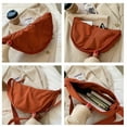 thumbnail image 1 of WRKEKC Back to School Backpack Women's Nylon Crescent Crossbody Bag Small Shoulder Bag Purse Pack Light Sling Bag Schoolbag Day Bag Suitable for School Sports Leisure Travel Orange, 1 of 4