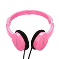 thumbnail image 1 of WRKEKC Kids Headphones, Head Mounted Headphones Wired on Foldable Stereo, Wired Headphones with Noise Cancelling Microphone for Video Meetings Music Gaming Pink, 1 of 5
