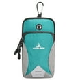thumbnail image 1 of WRKEKC Backpack Phone Arm Bands Small Crossbody Bag for Men and Women Fits All Cell Phones Use for Running Walking Mint Green A, 1 of 7