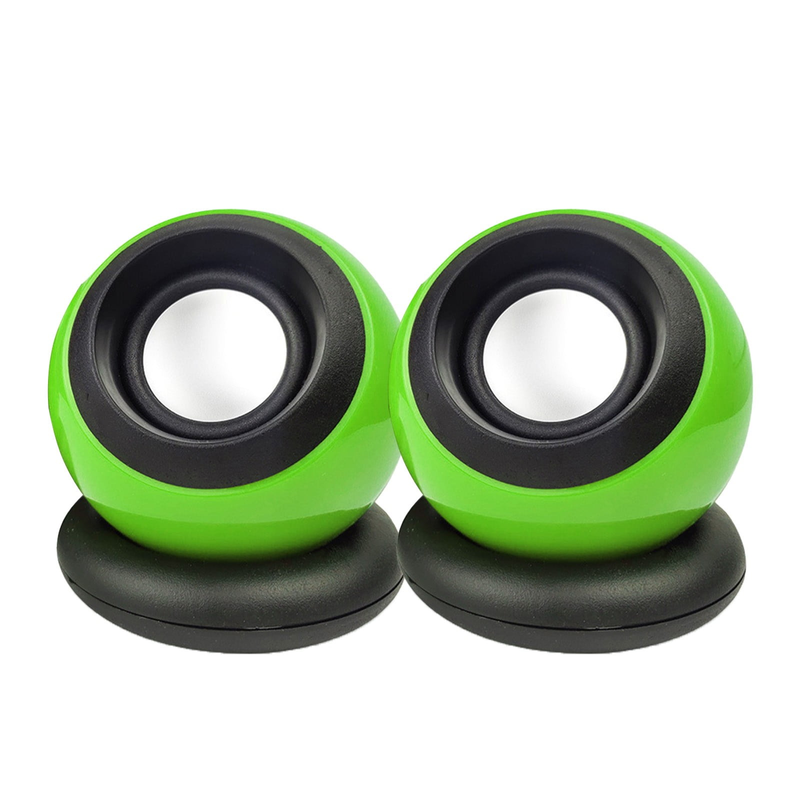 WRKEKC Bluetooth Speaker Mini and Compact Desktop 2.0 Usb Laptop Desktop Computer Small Speaker Neutrals Magics Ball Sound System Green
