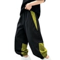 thumbnail image 1 of WRKEKC Boys Athletic Pants Color Block Quick Dry Jogger Elastic Cuff Breathable Sport Bottoms 1-13 Years, 1 of 9