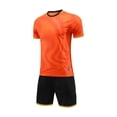 thumbnail image 1 of WRKEKC Boys Athletic Sets Short Sleeve Round Neck Gradient Print Top and Elastic Waist Shorts Quick Dry Set for 5-13 Years, 1 of 4