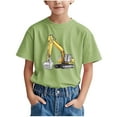 thumbnail image 1 of WRKEKC Boys Summer T-Shirts, Casual T-Shirts for Boys, Children's Short Sleeve Printed Pattern Round Neck Casual Versatile T-Shirts, 1 of 6