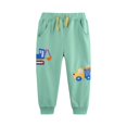 thumbnail image 1 of WRKEKC Boys Sweatpants Prints Elastic Waist Cuffed Ankles Loose Fit Athletic Jogger Pants for 2-8 Years Kids Fall Winter, 1 of 6