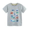 thumbnail image 1 of WRKEKC Boys T-Shirts, Summer Tops for Boys, Toddler Boys and Girls Summer Casual Graphic Print Round Neck Cute Short Sleeve Shirts, 1 of 7