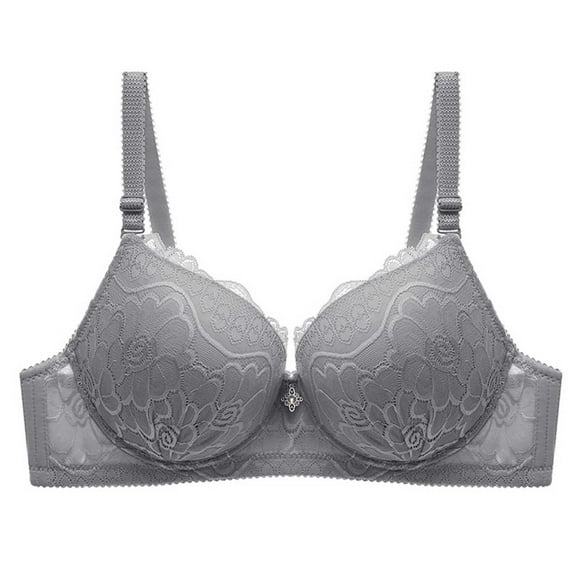 WRKEKC Bras for Women C Cup Underwire Bra with Push Up Padding and Thin Fabric for Daily Support