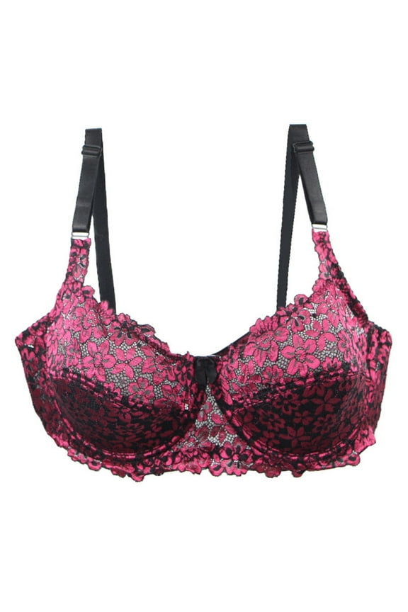 Bras for Women Plus Size E Cup Underwire Bra with Thin Fabric and Full Coverage for Daily Comfort