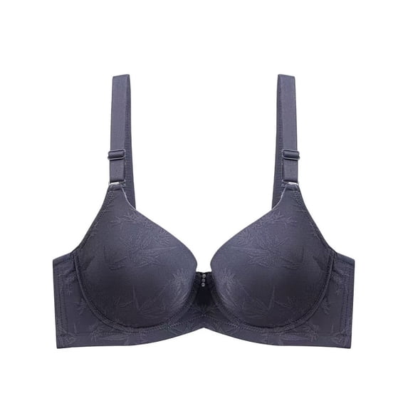 WRKEKC Bras for Women Seamless Anti Sagging Push Up Underwire Thin Bra D Cup for Everyday Wear and Comfortable Support
