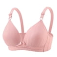 thumbnail image 1 of WRKEKC Bras for Women Thin Push Up Anti Sagging Nursing Bra Front Closure Maternity Bra for Breastfeeding Mom, 1 of 2