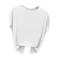 thumbnail image 1 of WRKEKC Casual Tank Tops for Women Solid Color Crew Neck Sleeveless Pullover Summer Tank Loose Fit Lightweight Top, 1 of 6