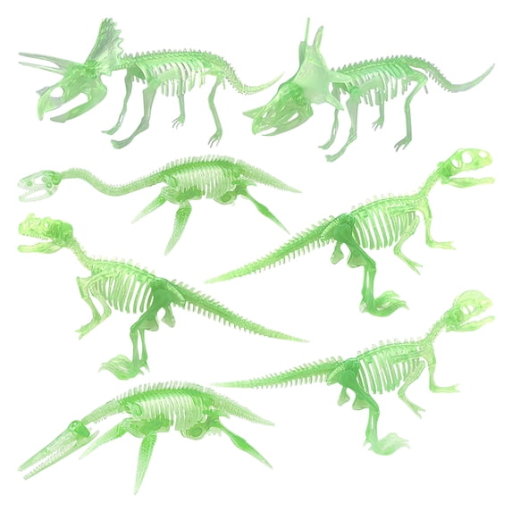 WRKEKC Children's Dinosaur Skeleton DIY Dinosaur Building Simulation Model 7 Sets Of Dinosaur Model Ornaments