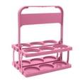thumbnail image 1 of WRKEKC Storage Bins Water Bottle Drink Camp Beer Carrier Folding Beer Basket Foldable Cup Foldable Beverage Carrier Foldable Plastic Cup Beverage Pink, 1 of 5