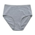 thumbnail image 1 of WRKEKC Cotton Underwear for Women High Waist Cotton Plus Size Breathable Triangle Panties with Tummy Control and Comfortable Fit, 1 of 7